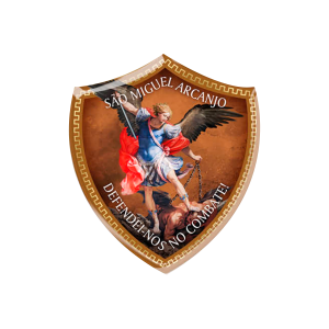 ADESIVO PARA CARRO - ESCUDO SÃO MIGUEL (COLORIDO)