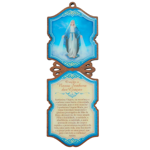 ADORNO DE PORTA SIMPLES - NOSSA SENHORA DAS GRACAS
